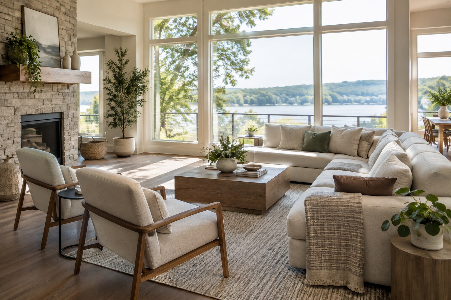 A bright Dane County, Wisconsin living space